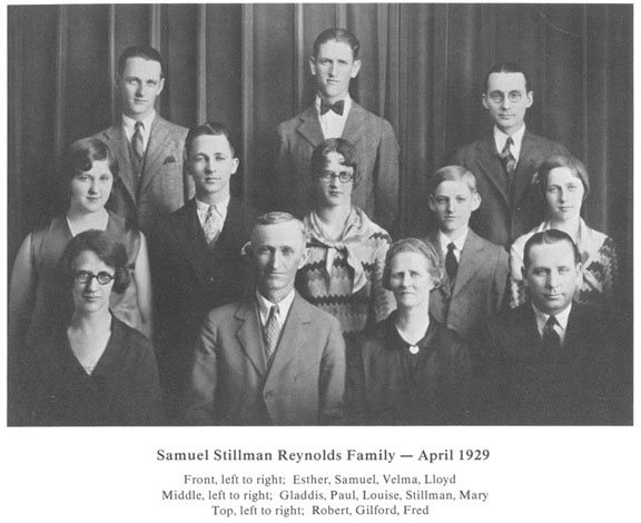 Samuel Stillman Reynolds Family, April 1929